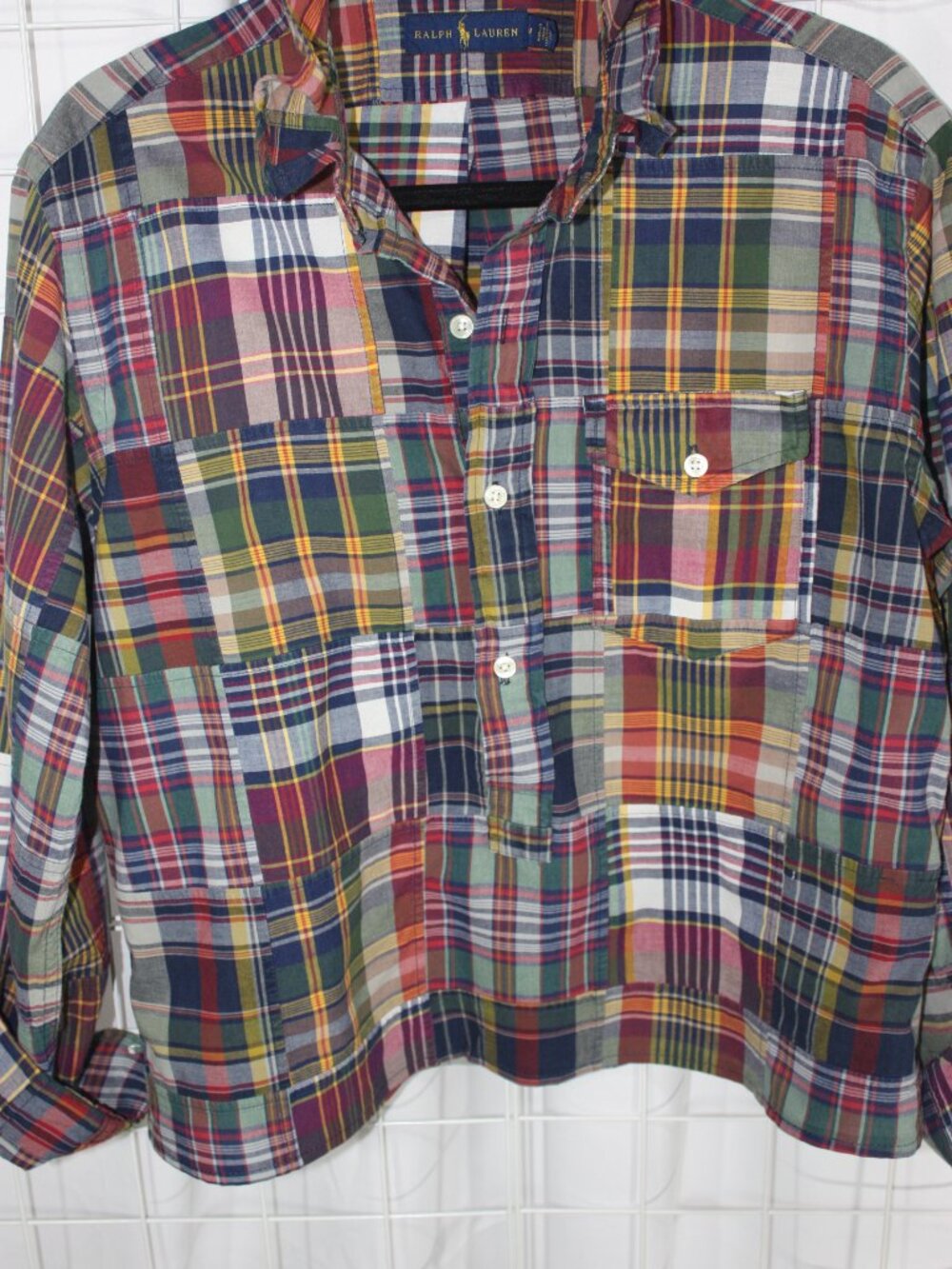 Ralph Lauren Ruffle Collar Shirt - Picture 7 of 13